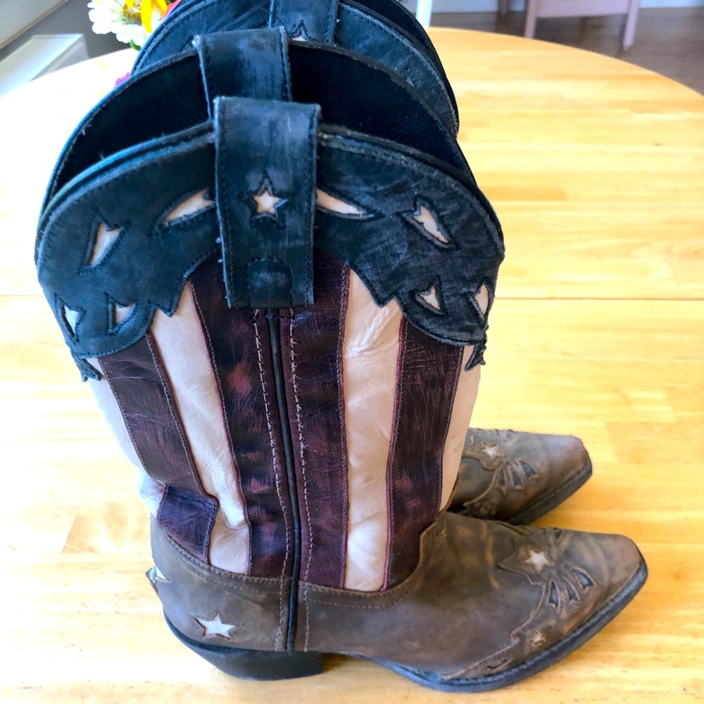 Dan Post American flag cowboy boots
